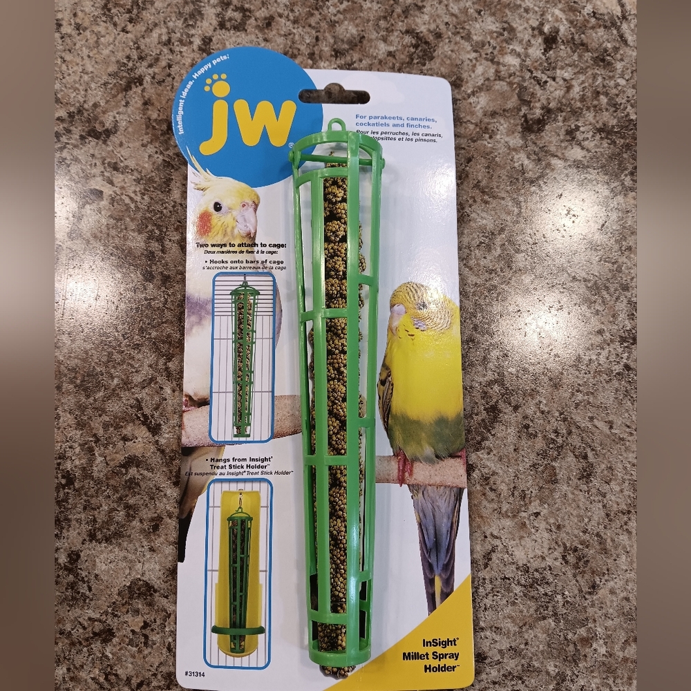 Millet Spray Holder Pet Birds Parakeets Canary Cockatiels Finches
